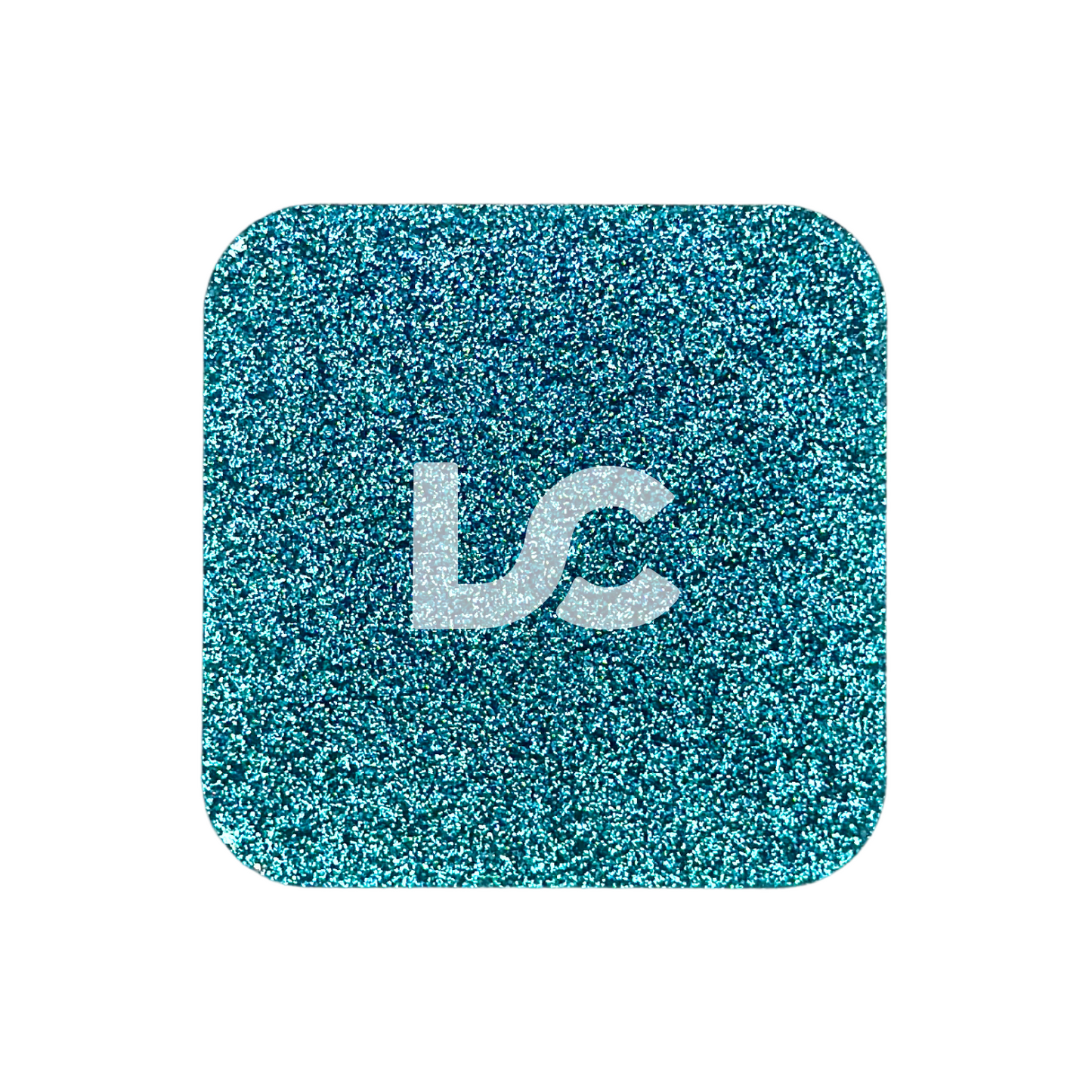 Azure Blue Glitter Acrylic