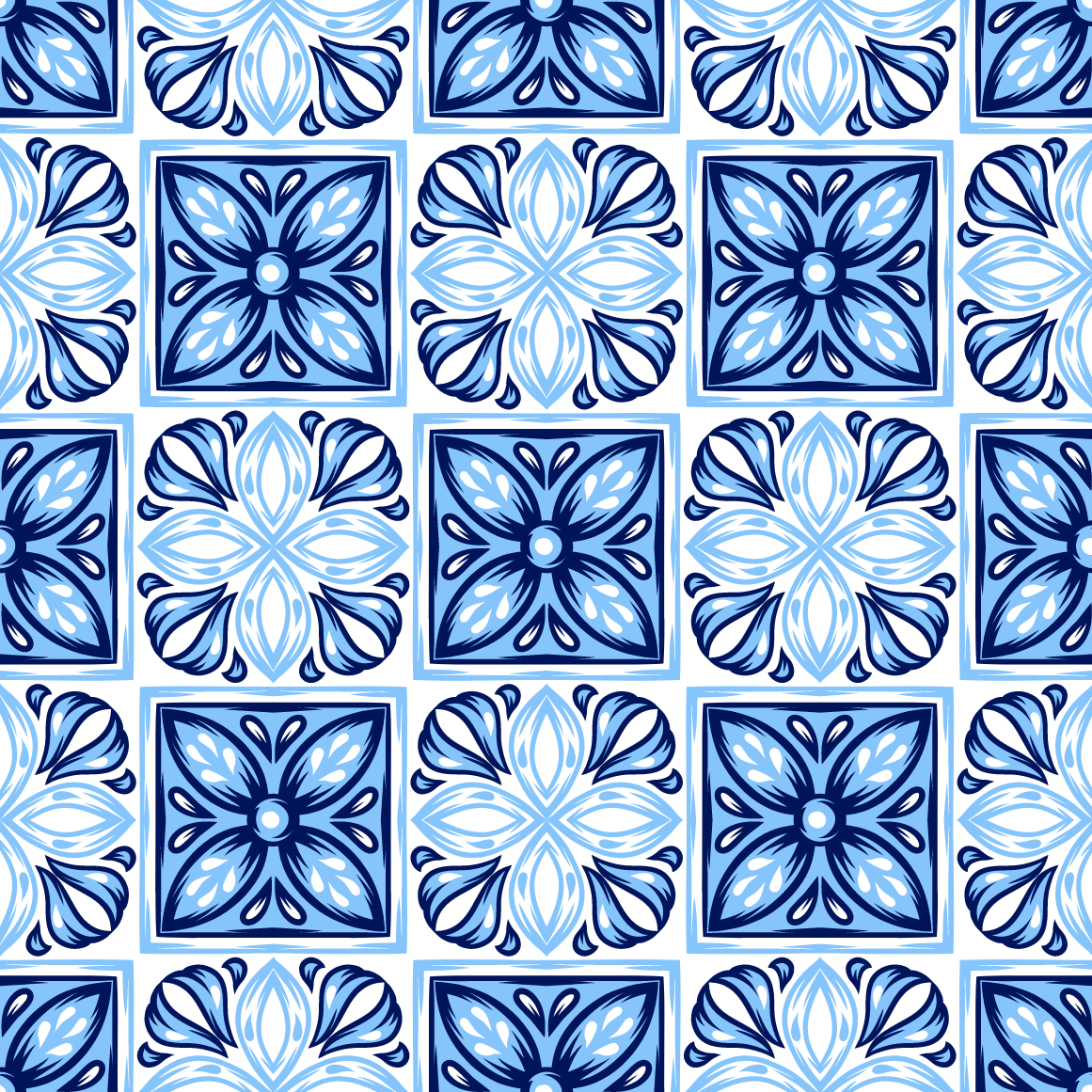 Blue Dutch Tiles