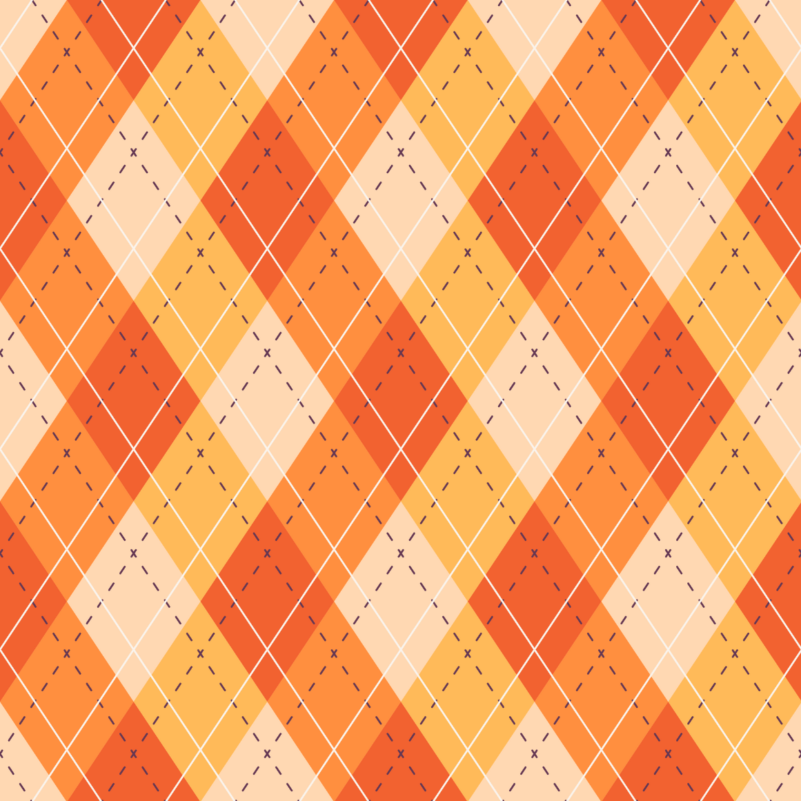 Candy Corn Argyle