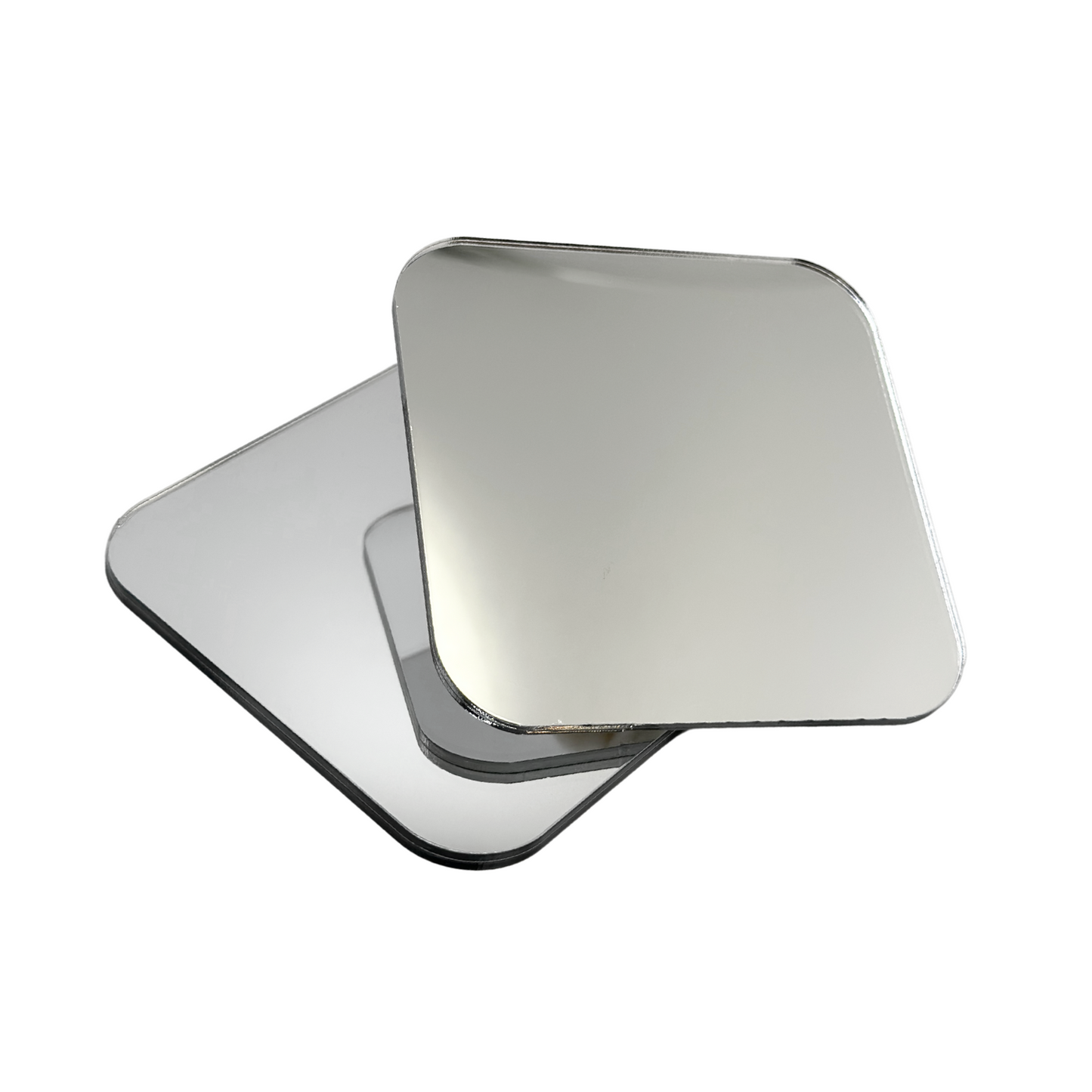 Double-Sided Mirrored Silver Acrylic