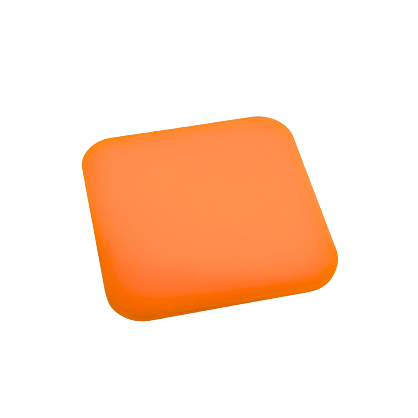 Glow-In-The-Dark Orange Acrylic