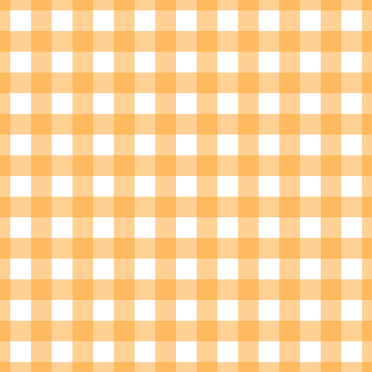 Orange Gingham