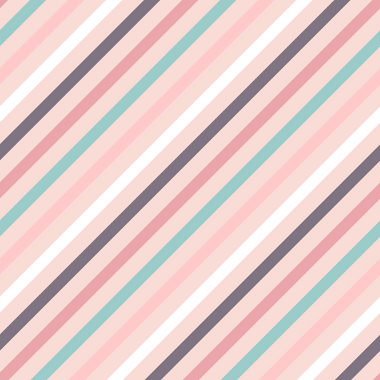 Pale Pink Stripes