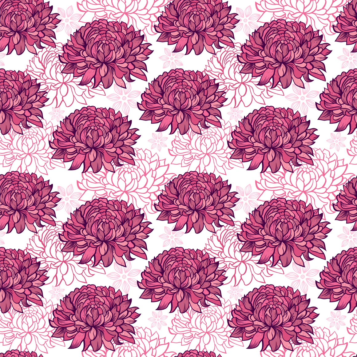 Pink Dahlias