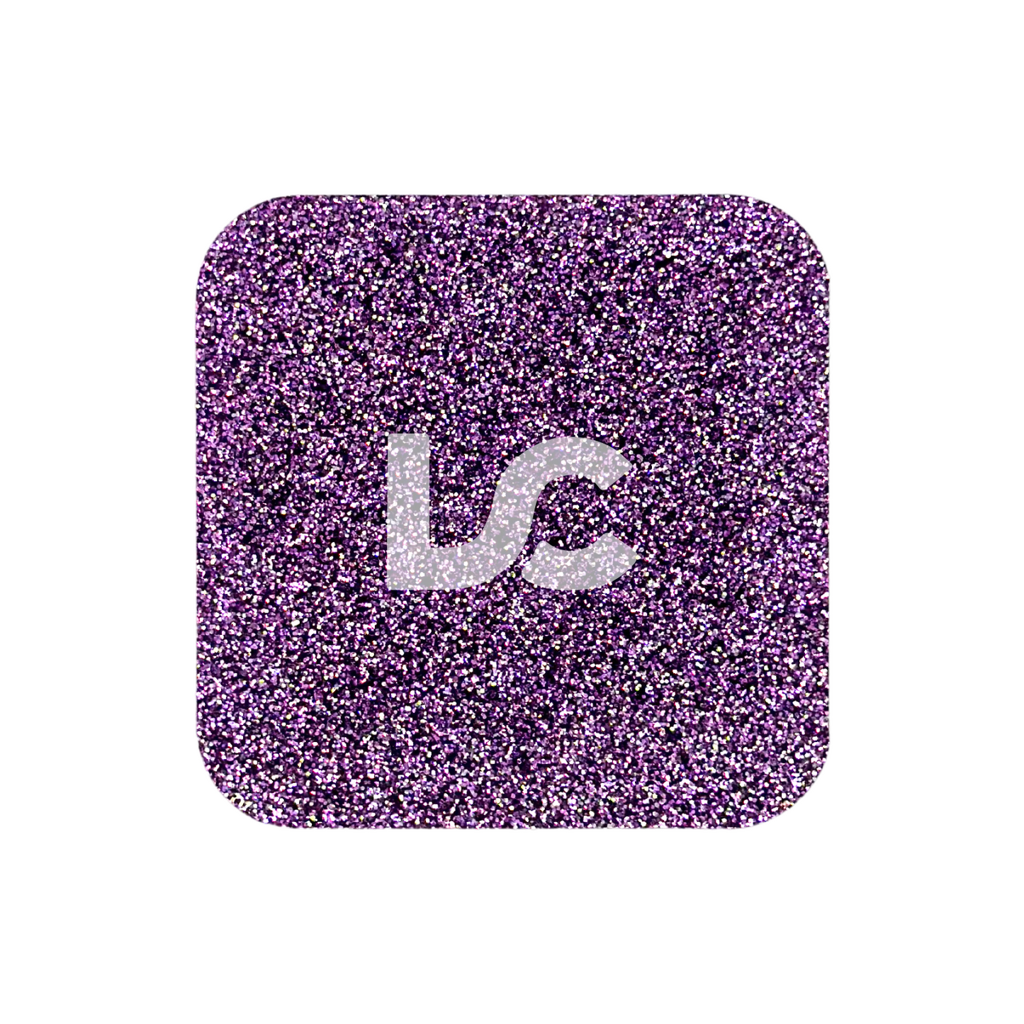 Purple Hex Glitter Acrylic