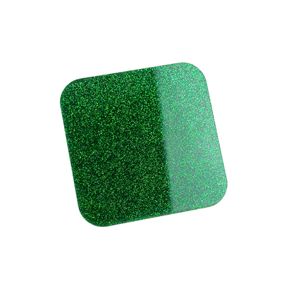 Shamrock Green Glitter Acrylic