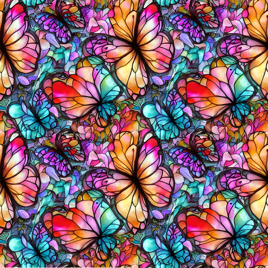 Stained Glass Butterflies