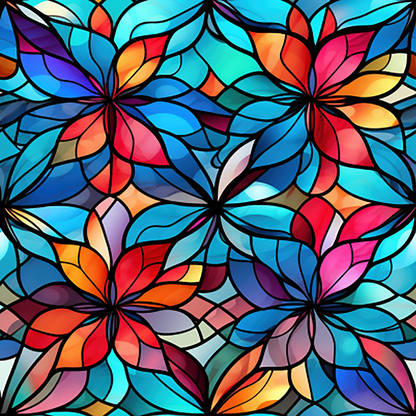 Stained Glass Flowers