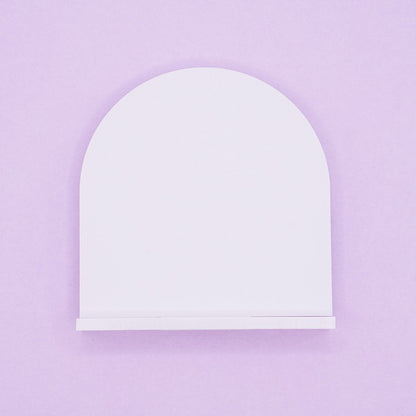 5" x 5" Arched Table Number Blanks with Stand (5-pack)