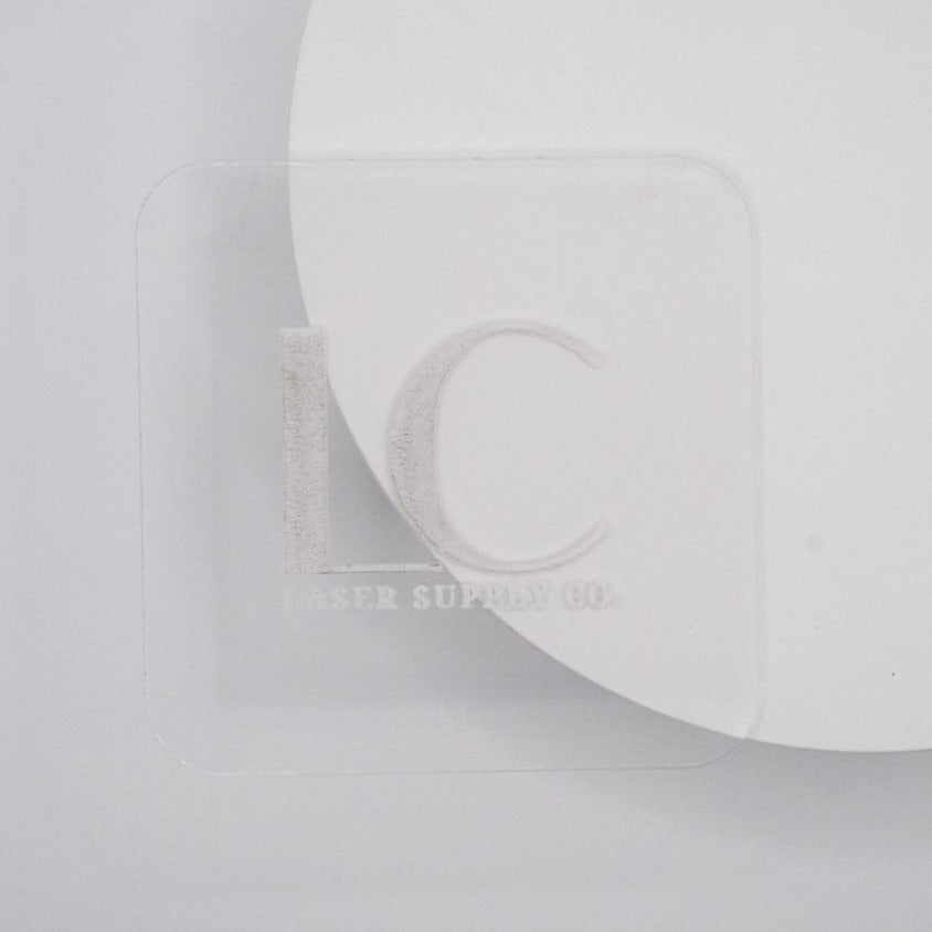 Clear transparent acrylic sample